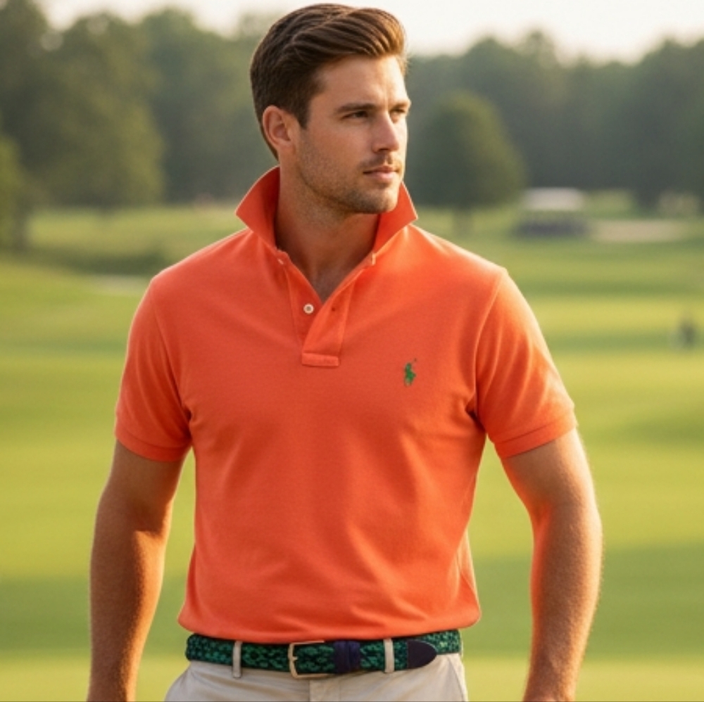 Polo Ralph Lauren M Relaxed Fit Tennis Prep Academia Old Money Short Sleeve Polo